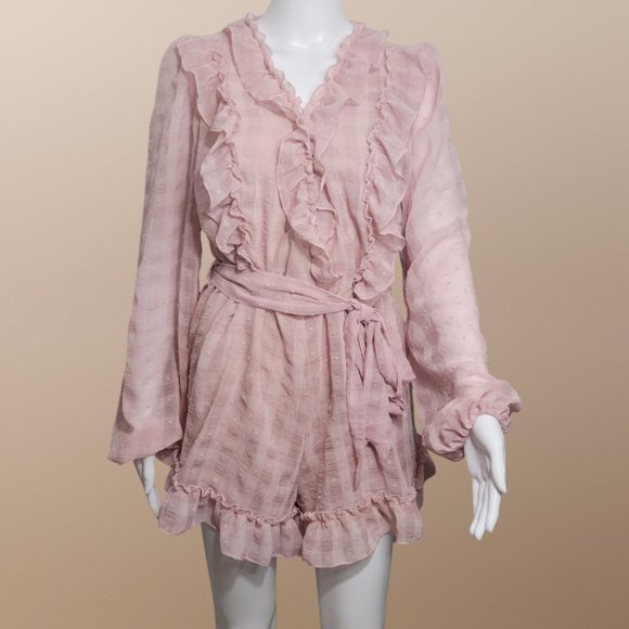 NWT Fashion Nova Cassandra Plaid Romper - Size: XL, Color: Pink ****NWT**** - Picture 9 of 9